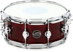 DW Performance Series Snare Drum - 5.5 x 14 inch - Cherry Stain Lacquer