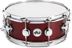 DW Collector's Series Satin Oil Snare Drum - 5.5 x 14 inch - Satin Cherry Stain