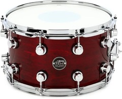 DW Performance Series Snare Drum - 8 x 14 inch - Cherry Stain Lacquer