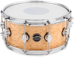 DW Performance Series Exotic Snare Drum - 6.5 x 14 inch - Bird's Eye Maple - Sweetwater Exclusive