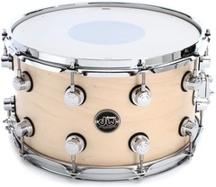 DW Performance Series Snare Drum - 8 x 14 inch - Natural Satin Oil - Sweetwater Exclusive