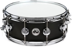 DW Carbon Fiber Snare Drum - 5.5 x 14 inch - Chrome Hardware