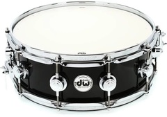 DW Collector's Series Snare Drum - 5 x 14 inch - Solid Black Lacquer