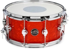 DW Performance Series Snare Drum - 6.5-inch x 14-inch - Tangerine Marine