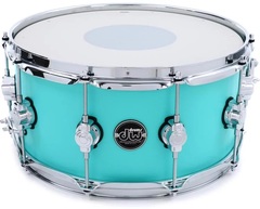 DW Performance Series Snare Drum - 6.5 x 14 inch - Hard Satin Surf - Sweetwater Exclusive