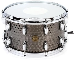 Gretsch Drums Hammered Black Steel Snare Drum - 8 x 14 inch