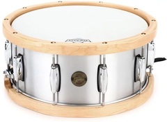 Gretsch Drums Aluminum Snare Drum With Wood Hoops - 6.5 x 14 inch