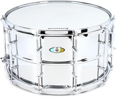Ludwig Supralite Steel Snare Drum - 8-inch x 14-inch