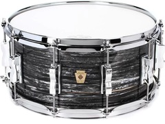 Ludwig Classic Maple Snare Drum - 6.5-inch x 14-inch - Vintage Black Oyster