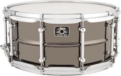 Ludwig Universal Black Brass Snare Drum - 6.5-inch x 14-inch, Chrome Hardware