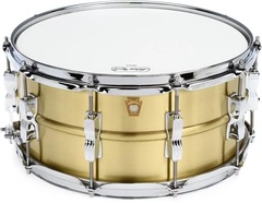 Ludwig Acro Snare Drum - 6.5 x 14 inch - Brushed Brass