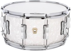 Ludwig Classic Maple Snare Drum - 6.5 x 14 inch - White Marine Pearl