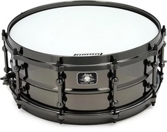 Ludwig Universal Black Brass Snare Drum - 5.5-inch x 14-inch, Black Nickel Hardware