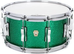 Ludwig Classic Maple Snare Drum - 6.5 x 14 inch - Green Sparkle