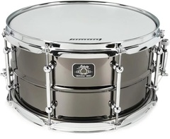 Ludwig Universal Black Brass Snare Drum - 7-inch x 13-inch, Chrome Hardware
