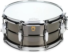 Ludwig Black Beauty Snare Drum - 6.5 x 14 inch - Black Nickel with 8-Lugs