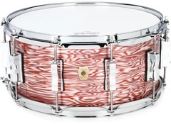 Ludwig Classic Maple Snare Drum - 6.5-inch x 14-inch - Vintage Pink Oyster