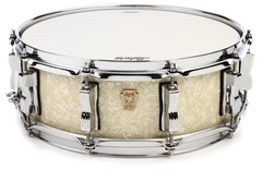 Ludwig Classic Maple Snare Drum - 5 x 14 inch - Vintage White Marine