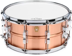 Ludwig Acro Snare Drum - 6.5 x 14 inch - Brushed Copper