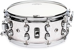 Mapex Black Panther Heritage Snare Drum - 14 x 6 inch - White Strata