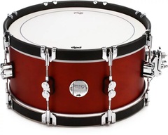 PDP Concept Maple Classic Snare Drum - 6.5 x 14 inch - Ox Blood with Ebony Hoops