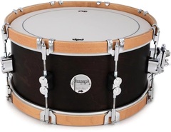 PDP Concept Maple Classic Snare Drum - 6.5 x 14 inch - Walnut with Natural Hoops