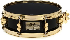 PDP Eric Hernandez Signature Snare Drum - 4 x 13 inch - Black with Gold Hardware