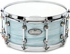 Pearl Music City Custom Masters Maple Reserve Snare Drum - 14 x 6.5 inch - Ice Blue Oyster
