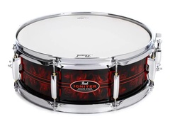 Pearl Casey Cooper Signature Igniter Snare Drum - 14 x 5 inch - Red/Black