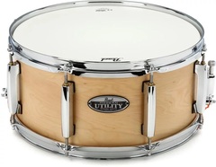 Pearl Modern Utility Snare Drum - 14 x 6.5 inch - Satin Natural