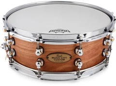 Pearl Music City Custom Solid Cherry Snare Drum - 14 x 5 inch - Natural Hand-Rubbed Finish