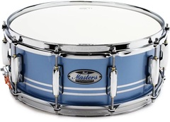 Pearl Masters Maple Complete Snare Drum - 14 x 5.5 inch - Chrome Contrail Metallic Lacquer
