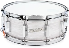 Pearl President Series Phenolic Snare Drum - 14 x 5.5 inch - Pearl White Oyster - With Case
