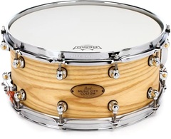 Pearl Music City Custom Solid Ash Snare Drum - 14 x 6.5 inch - Natural Hand-Rubbed Finish