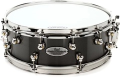 Pearl Dennis Chambers Cast Aluminum Signature Snare Drum - 14 x 5 inch - Black Nickel
