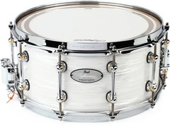 Pearl Music City Custom Reference Pure Snare Drum - 14 x 6.5 inch - Pearl White Oyster