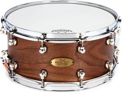 Pearl Music City Custom Solid Walnut Snare Drum - 14 x 6.5 inch - Natural Hand-Rubbed Finish