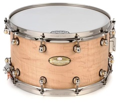 Pearl Masterworks Maple/Birch Snare Drum - 14 x 8 inch - Matte Natural Flame Maple