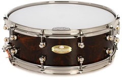 Pearl Masterworks Studio Snare Drum - 16 x 5.5 inch - Natural Imbuya