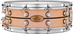 Pearl Music City Custom Solid Maple Snare Drum - 14 x 5 inch - Ebony Inlay