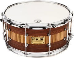 Pork Pie Percussion USA Maple Snare Drum - 6.5 x 14 inch - Rosewood-Zebrawood