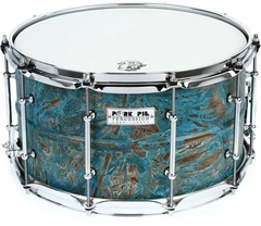 Pork Pie Percussion USA Custom Patina Drum - 8 x 14 inch