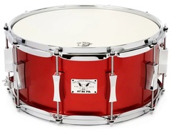 Pork Pie Percussion Little Squealer Snare Drum - 6.5 x 14 inch - Firethorn Red Lacquer