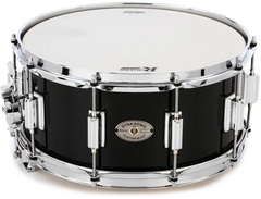 Rogers Drums Dyna-sonic Snare Drum - 6.5 x 14 inch - Black Gloss Lacquer with Beavertail Lugs