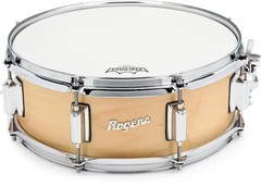 Rogers Drums PowerTone Snare Drum - 5-inch x 14-inch - Satin Natural