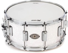 Rogers Drums Dyna-sonic Snare Drum - 6.5 x 14 inch - White Marine Pearl with Beavertail Lugs