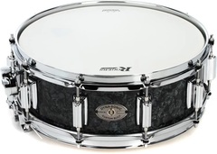 Rogers Drums Dyna-sonic Snare Drum - 5 x 14 inch - Black Diamond with Beavertail Lugs