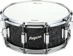 Rogers Drums SuperTen Snare Drum - 6.5-inch x 14-inch, Black Diamond Pearl