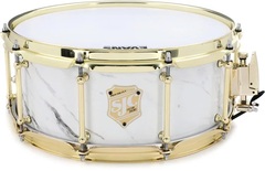 SJC Custom Drums Providence Series Snare Drum - 6 x 14-inch - Calcutta White
