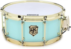 SJC Custom Drums Tour Series Snare Drum - 6 x 14 inch - Surf